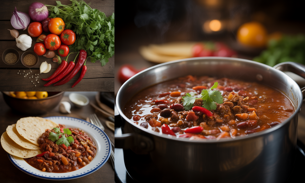 découvrez notre recette traditionnelle de chili con carne mexicain, incluant des étapes détaillées, des conseils pour une cuisson lente parfaite et les secrets des épices qui rendent ce plat incontournable. faites voyager vos papilles avec ce délice savoureux!