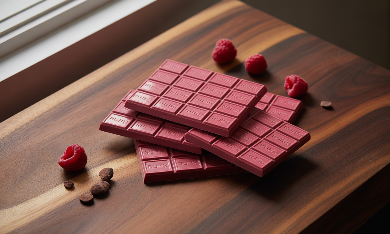 découvrez pourquoi le chocolat ruby, avec sa couleur rose naturelle et ses notes fruitées uniques, conquiert les chefs du monde entier et révolutionne l’art de la pâtisserie.