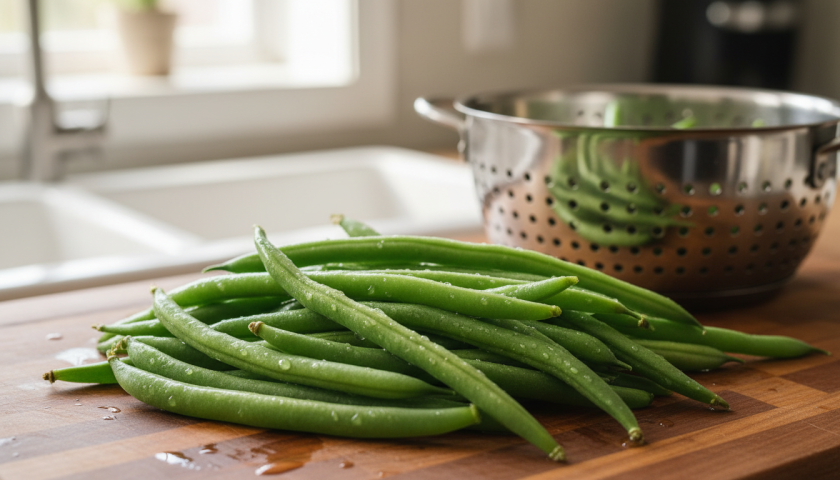apprenez à cuisiner des haricots verts tendre et savoureux en seulement 5 minutes grâce à la cocotte-minute. suivez notre méthode simple pour une cuisson parfaite à chaque fois.