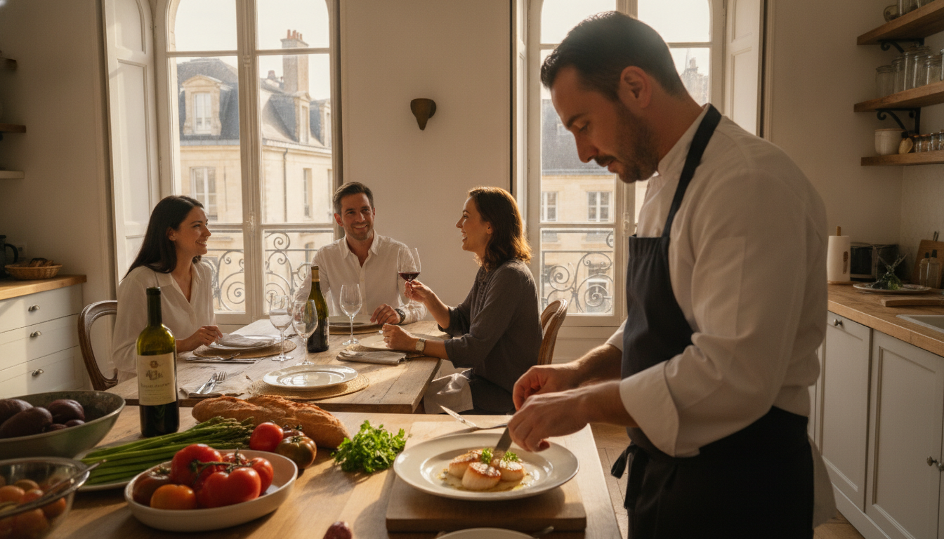 découvrez comment un chef privé à domicile à bordeaux peut transformer vos repas avec une cuisine personnalisée, une expérience conviviale et un gain de temps précieux.