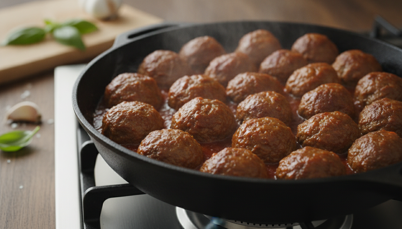découvrez les astuces incontournables pour préparer des boulettes de viande ultra juteuses à la poêle rapidement et facilement. régalez toute la famille en un rien de temps !