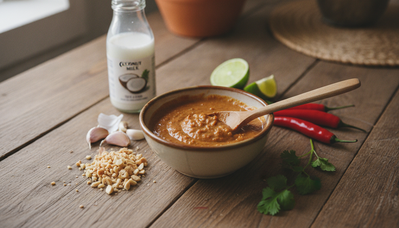 découvrez tout sur la sauce satay : ses origines, ses saveurs uniques et une recette maison simple pour la préparer facilement chez vous.
