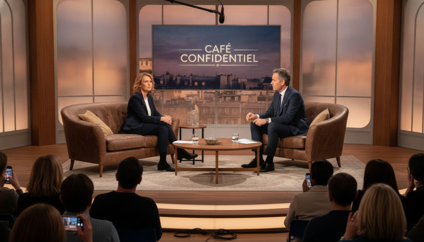 dans « c à vous », marc-olivier fogiel met subtilement anne-élisabeth lemoine dans l’embarras avec une remarque pleine de finesse, créant un moment à la fois drôle et délicat.