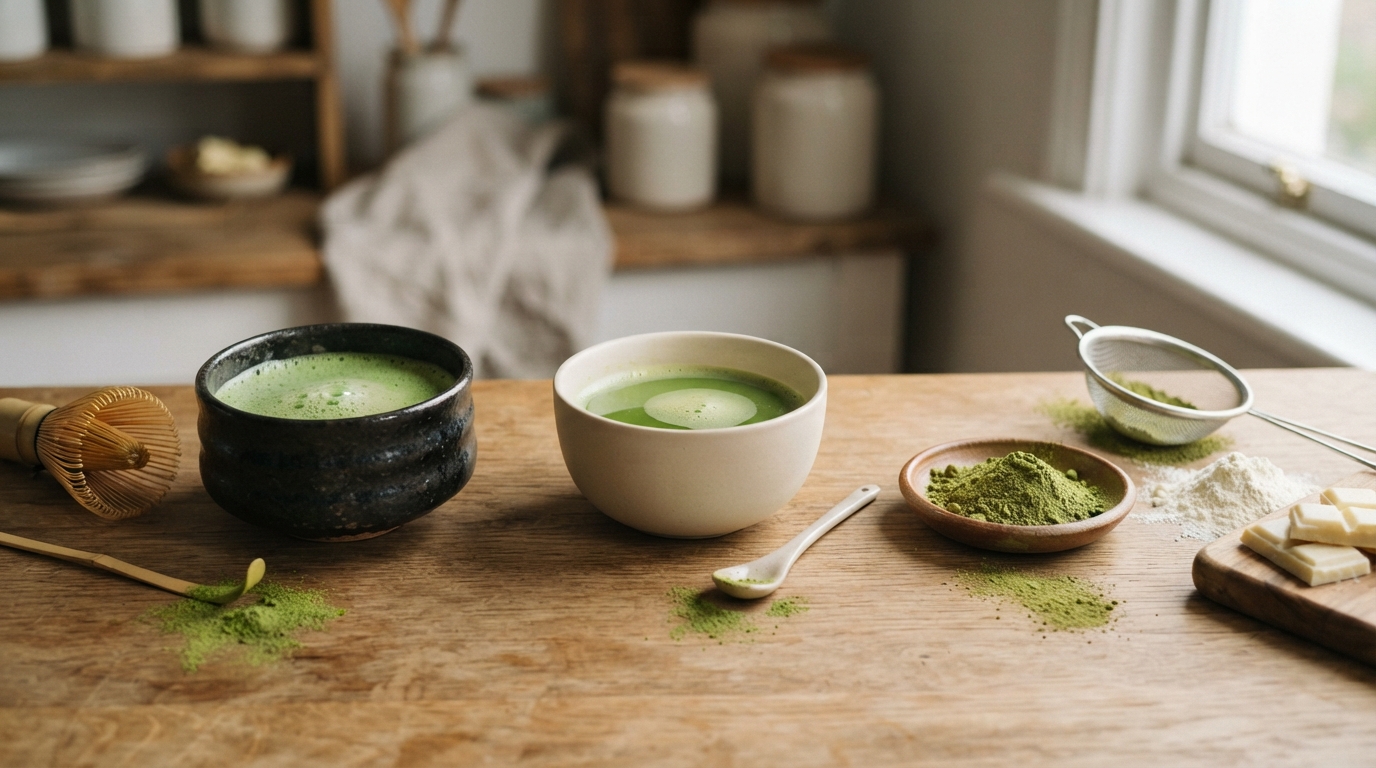 découvrez les différences entre matcha cérémoniel, premium et culinaire pour choisir la poudre adaptée à vos goûts, vos recettes et votre budget.