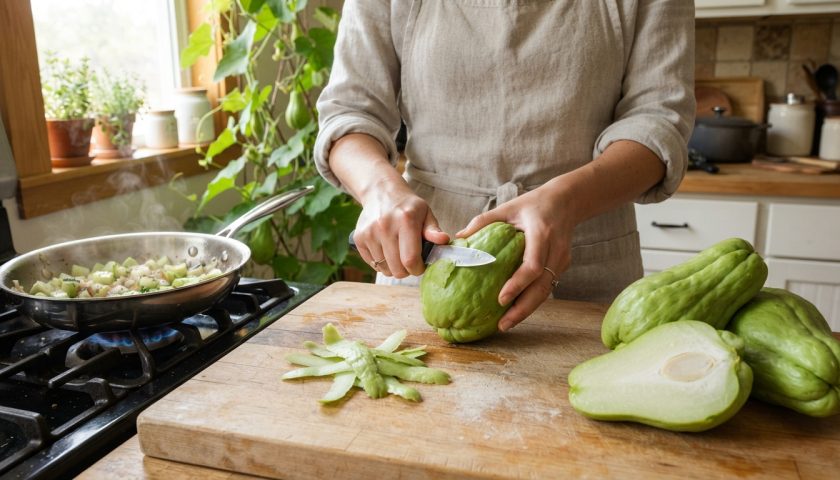 découvrez la chayotte : conseils pratiques pour l’éplucher, la cuisiner et la cultiver facilement dans votre jardin.