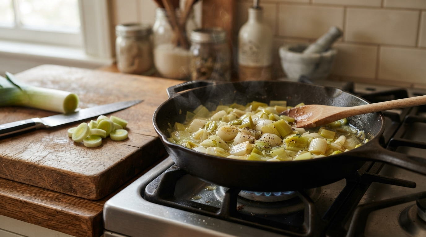 découvrez les temps de cuisson des poireaux et les meilleures méthodes pour les rendre fondants, avec des gestes simples pour réussir leur préparation.